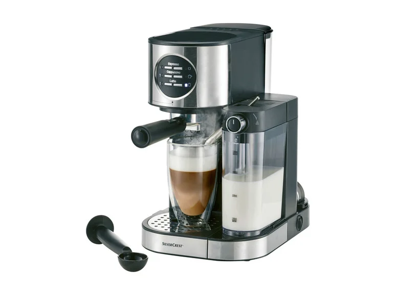 SILVERCREST® Espresso Machine With Milk Frother SEMM 1470 A1