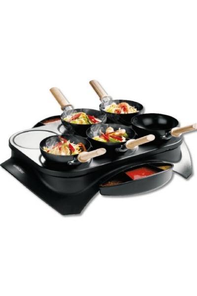 Silvercrest Set Of Multifunctional Mini Woks 1000 W