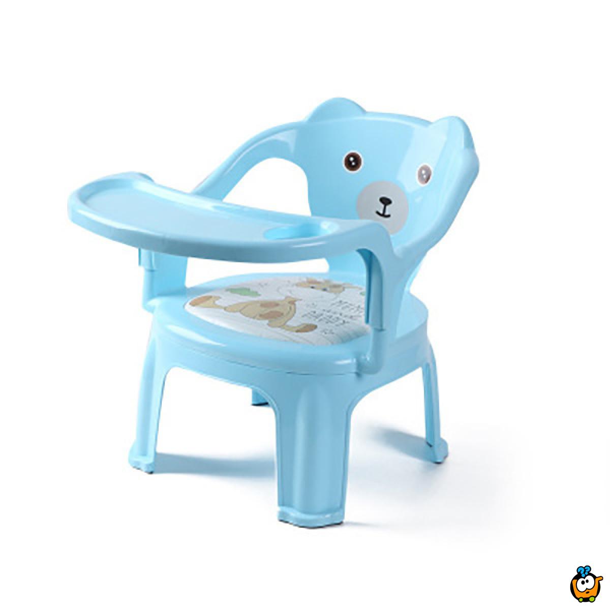 Children's Dining Chair With Plate 