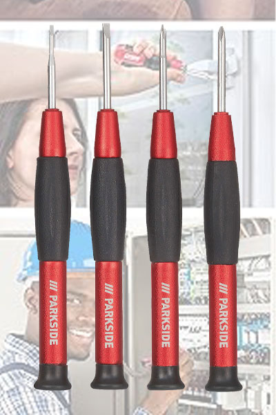 Parkside® Screwdriver Set, Ratchet Or Knife