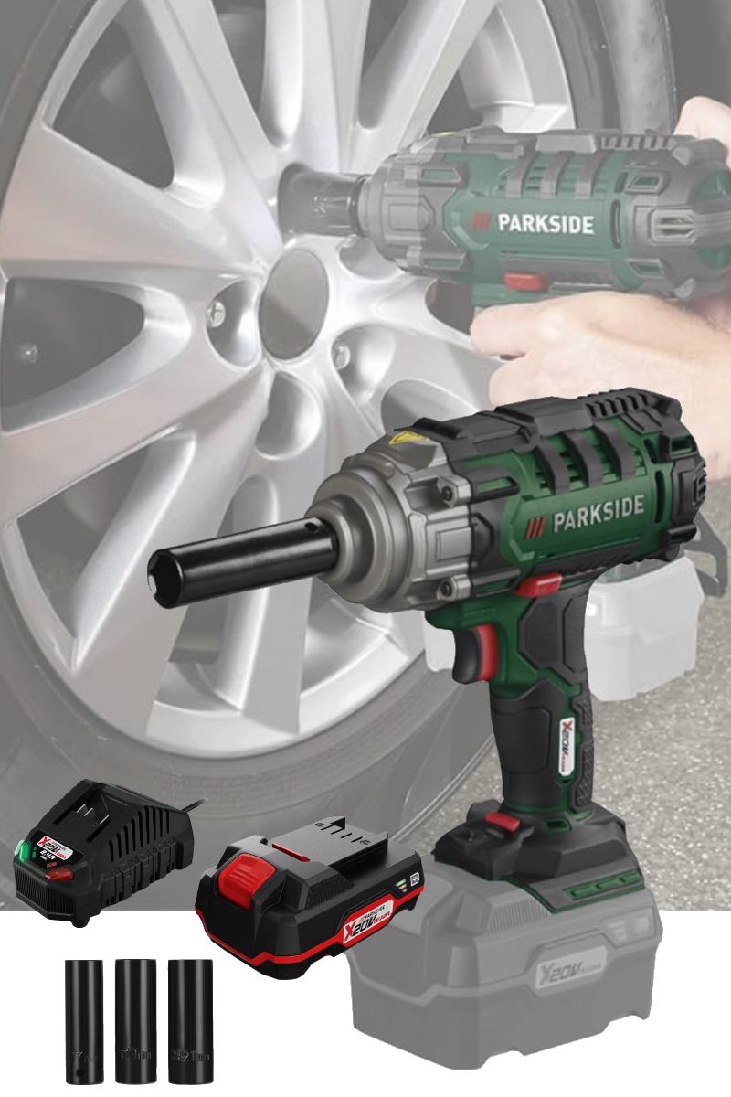 High Parkside Cordless Rotary Impact Wrench