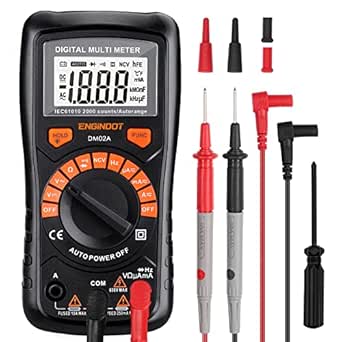 ENGiNDOT Auto Range Digital Voltmeter Ohmmeter For AC/DC Voltage 