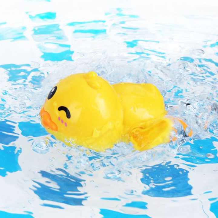 1pcs Kids Bath Toy Wind-up Swimming Duckling 