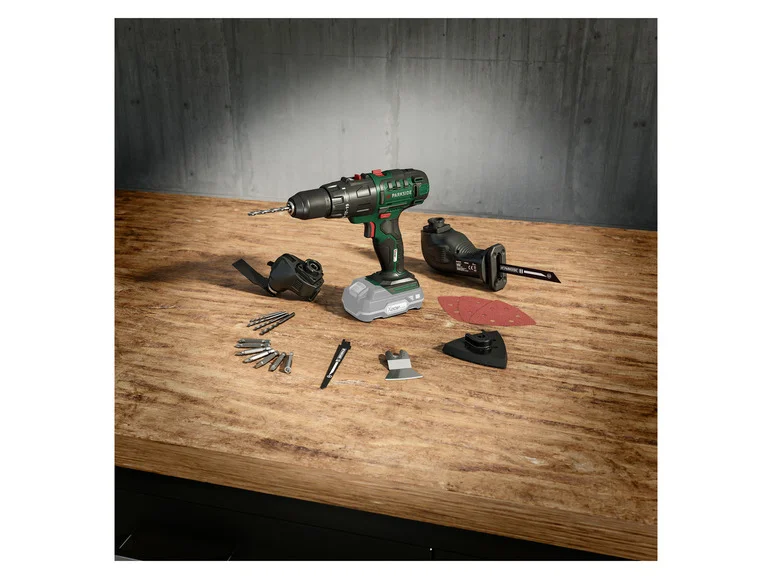 PARKSIDE Cordless Combination Device With Battery And Charger