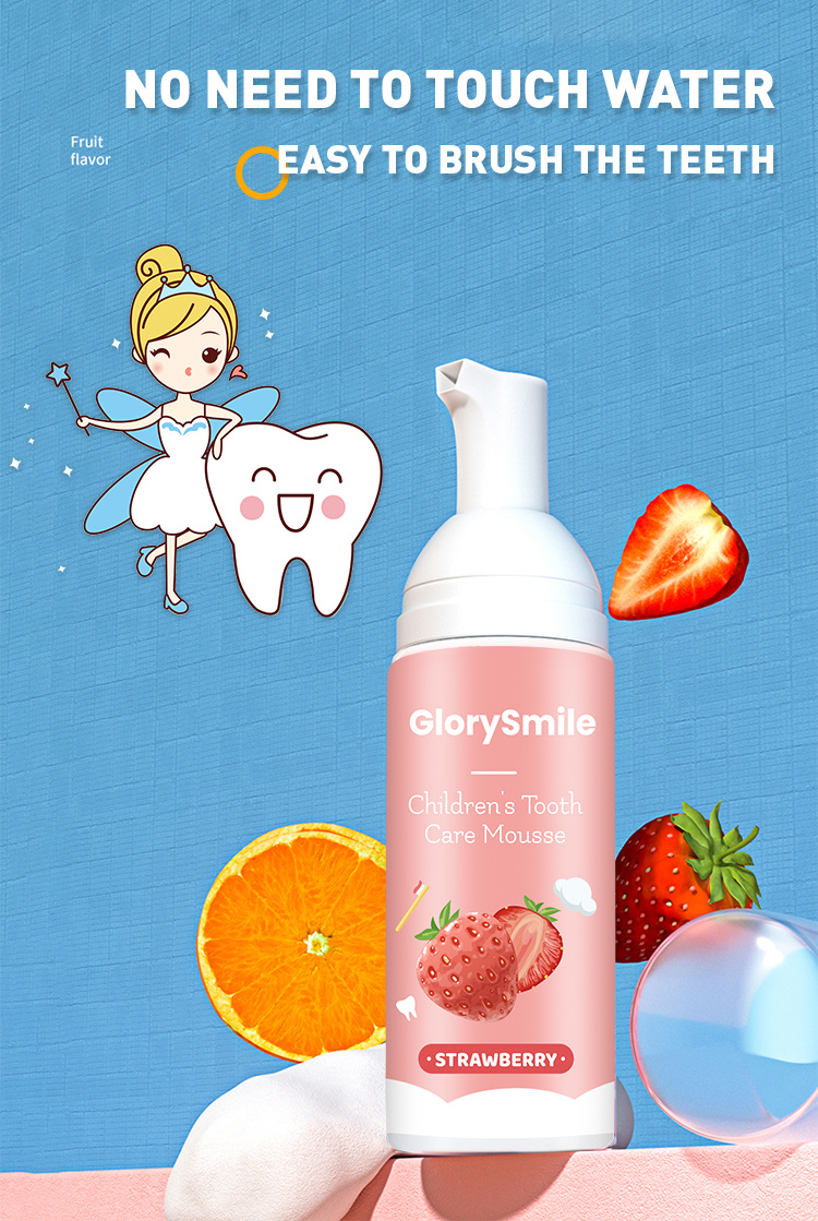 Glorysmile Fruit Flavor Children Foam Toothpaste