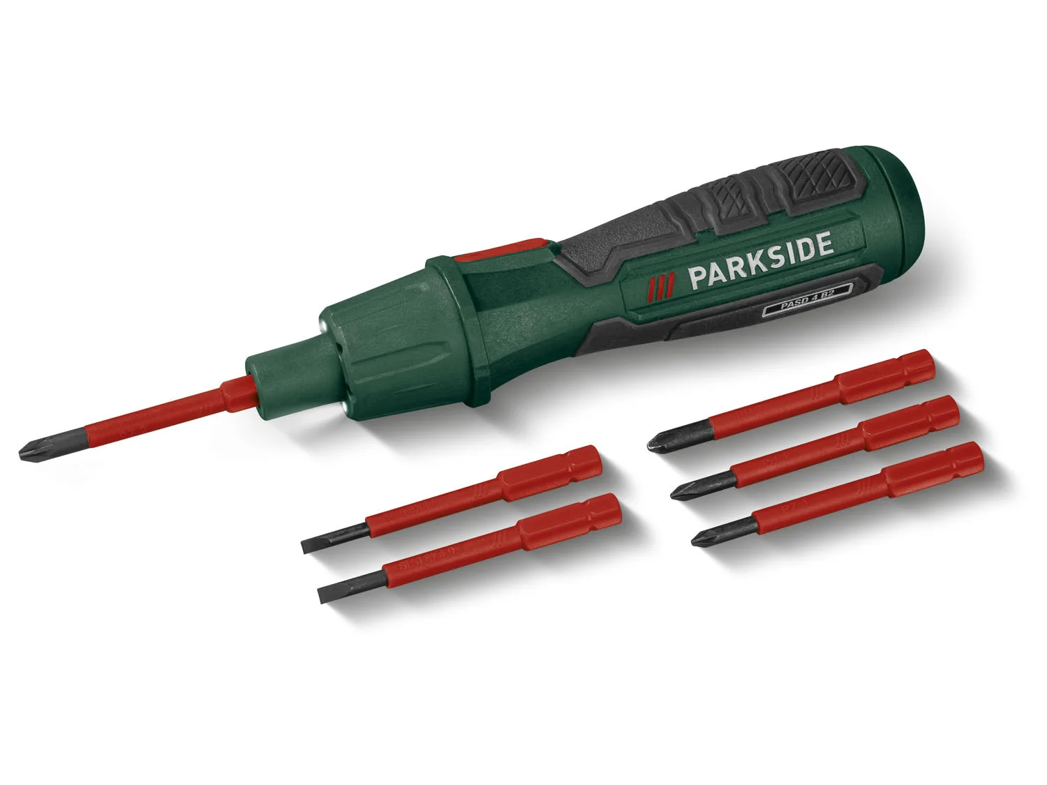 PARKSIDE® Cordless Screwdriver » PASD 4 «, 4 V With 6 Speciale Bits