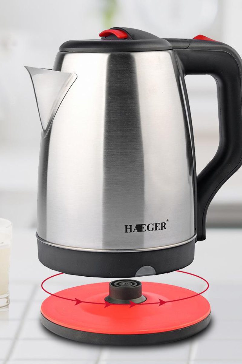 Haeger Stainless Steel Electric Kettle 2 L 2000 W