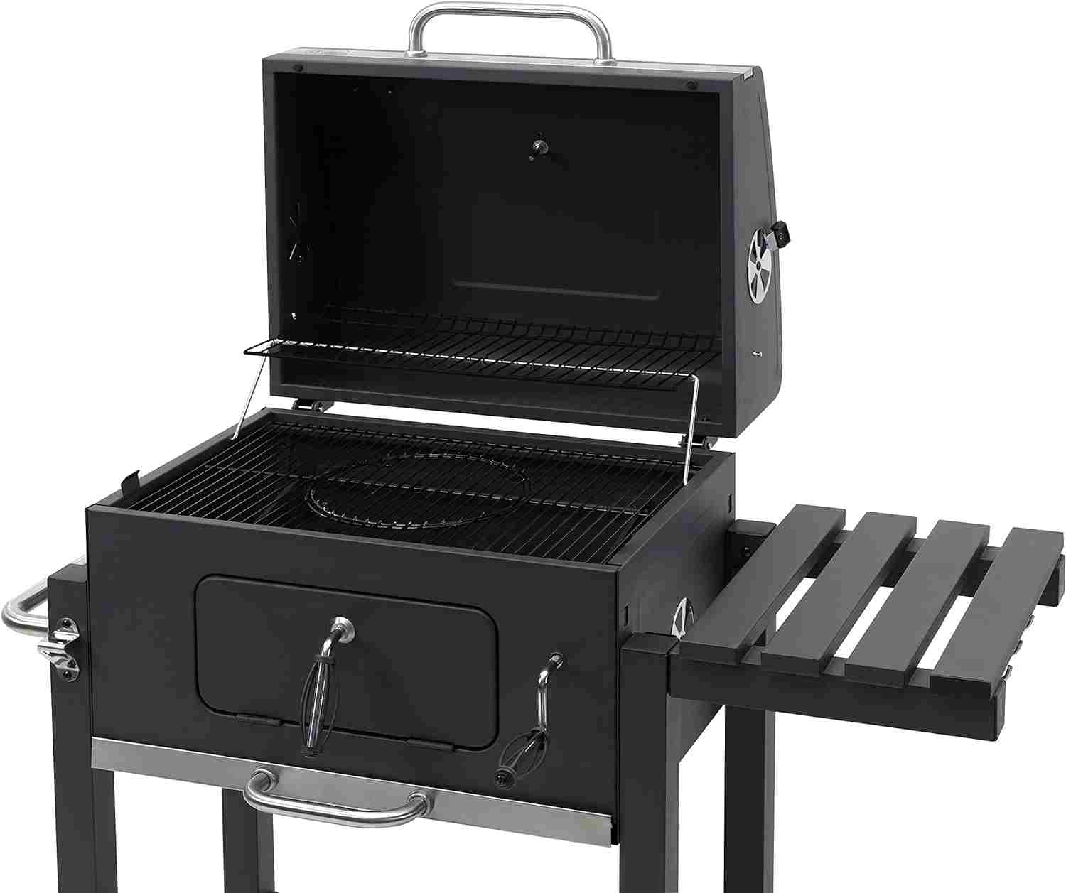 Tepro 1164 Trolley Toronto Click Charcoal Barbecue, 56 X 41.5 Cm, Anthracite/Stainless Steel