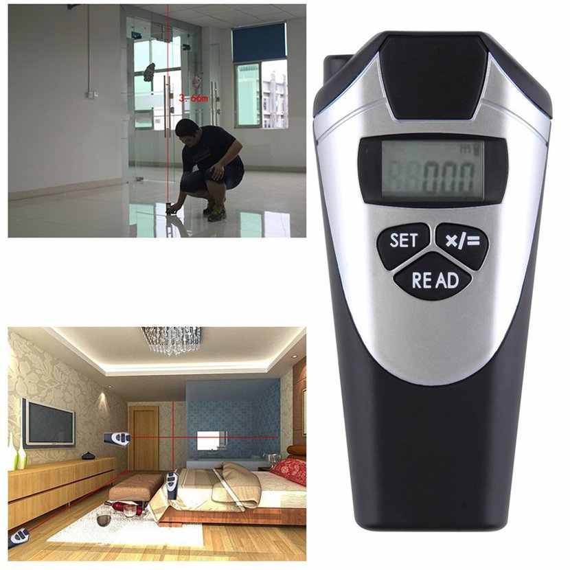 Ultrasonic Distance Meter With Laser Pointer CP-3009