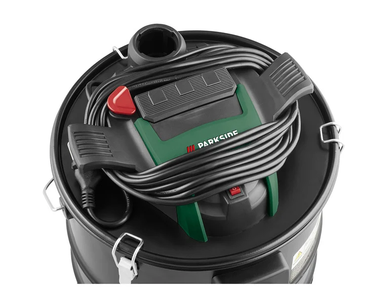 PARKSIDE® Ash Vacuum Cleaner PAS 1200 F5, 1200 W